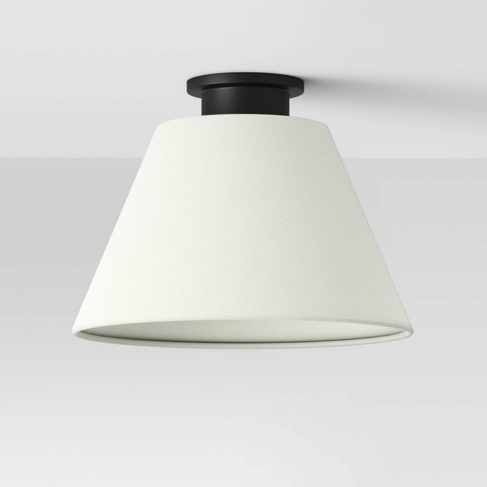 Open Box - Threshold - Flush Mount Simple Classics Collection Ceiling Lig White